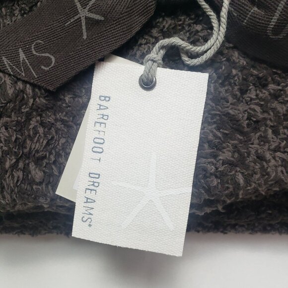 Barefoot Dreams Pom Pom Beanie & Scarf Set Espresso/Cocoa One Size Winter Gift - Picture 2 of 16